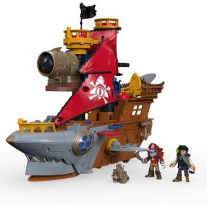 Jouet Bateau Pirate-Requin Imaginext - IMAGINEXT - Bateau Pirate-Requin Imaginext - Plus de 10 pi&egrave;ces - Mixte