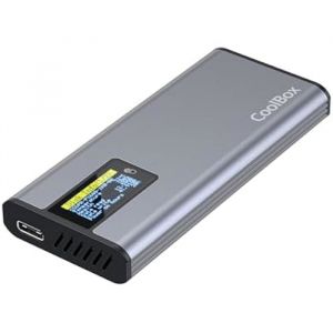 Boîtier SSD - COOLBOX - miniChase PS32 - USB 3.2 10 Gbps - Aluminium - Écran Tactile