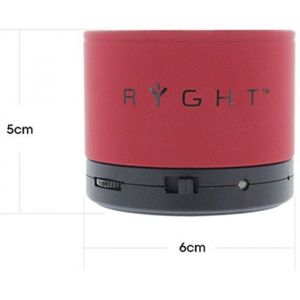 Ryght - Monodisplay Y-Storm Bluetooth Speaker ROUGE