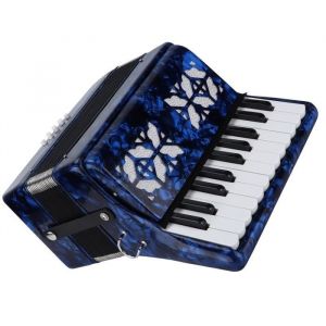 Omabeta 22-Key Accordion Accordéon 22 Touches 8 Bass Piano Accordéon avec Sangles pour Débutants Adultes musique accordeon