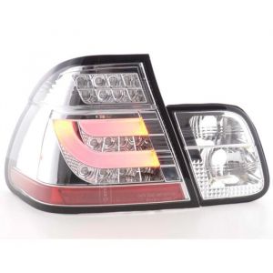 Paire de feux arri&egrave;re BMW Serie 3 E46 Berline 1998 a 2001 Chrome Led-33741600