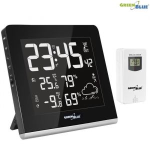 Station m&eacute;t&eacute;o - GreenBlue - GB151 - Sans fil - &Eacute;cran LCD VA - Port USB int&eacute;gr&eacute;