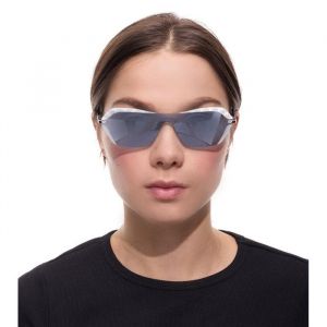 lunettes de soleil Adidas pour femme lunettes &agrave; effet miroir cat&eacute;gorie de filtre 2 blanc/bleu/argent
