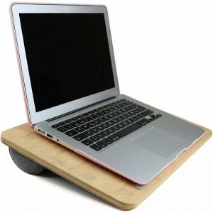 Plateau pour ordinateur portable avec coussin support en bambou pour lit canap idal pour tablette et PC couleurs mul ABRI DE JARDIN