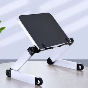 Noir Support de Lecture Plateau Support Inclinable R&eacute;glable &agrave; 360 Hauteur et angle r&eacute;glables lutrin livre Book Rest Pliable