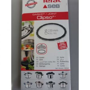 JOINT DE COCOTTE SEB CLIPSO-4.5L/6L  SA792350/SA793145(ATTENTION ne commandez pas en fonction du diametre )