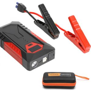 Booster de Batterie 600A - 18000mAh - Démarreur Urgence Voiture 12V - Powerbank USB - Chargeur de Voiture Portable