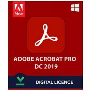 Adobe Acrobat Pro 2019. Version complète - Compatible Windows 64 bits. Produit en téléchargement avec Clé de Licence.