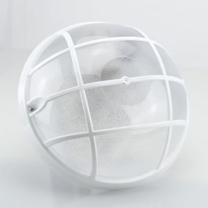 Hublot - FLC - AQUA - &Eacute;tanche IP65 - 26W - Blanc - Ext&eacute;rieur