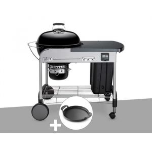 Barbecue &agrave; charbon Weber Performer Premium GBS 57 cm Noir + Plancha