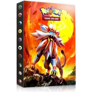 Pok&eacute;mon Carte Album Pok&eacute;mon classeur pour Cartes Album Porte Cartes Pokemon Album Capacit&eacute; de 240 Cartes GX EX bo&icirc;te (Sun and Mood)