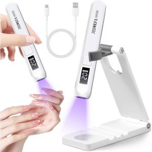 Lampe Uv Ongles Gel Mini Lampe &Agrave; Ongles Led Uv Mini Lampe Uv Led Portable Lampe Uv Avec Support Lampe Uv Vernis Semi