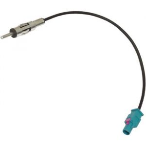 Adaptateur FAKRA ISO DIN - Universel - Pour antenne autoradio - Compatible VW Opel Fiat Audi Citroën