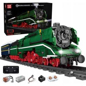 MOULD KING 12007 techniques Jeux de voitures Le mod&egrave;le de train express allemand APP&RC Motorized BR18 201  Briques de construction