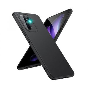Coque pour Oppo Reno 13 F et 13 FS 5G - housse etui silicone gel fine + film ecran - NOIR