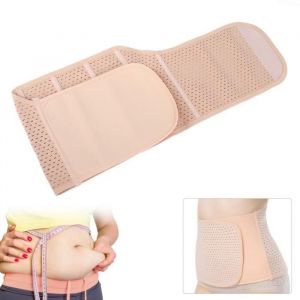 KIMISS ceinture ventrale post-partum Post-partum Abdominal Belly Belt Shapewear Minceur Recovery Belly Band (M)