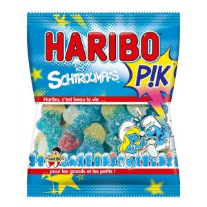 Schtroumpfs Pik HARIBO  4 sachets 120gr= 480gr