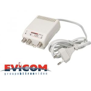 Préamplificateur TV - EVICOM - EPRI2SDIN - 2 Sorties UHF - Montage Intérieur - Rail DIN