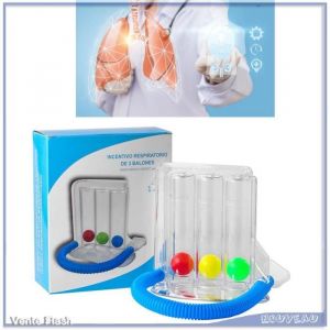 Appareil exercice respiratoire Exerciseur respiratoire pulmonaire profond Spirom&egrave;tre incitatif Appareil exercice respiratoire