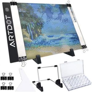 Tablette Lumineuse A4 Pour Broderie Diamant Luminosit Rglable Table Lumineuse Dessin avec Diamond Painting Accesso PLANCHE A DESSIN