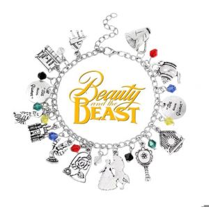 Bracelet Style Charms La Belle et la Bete Disney