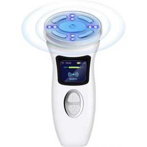 Machine Faciale HIFU pour les Rides – 4 en 1Appareil de Massage Visage sans Fil à Ultrasons Focalisés de Haute Intensité