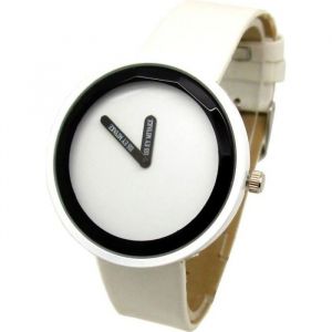 MONTRE FEMME HOMME UNISEXE ORIGINAL EXTRA PLAT BLANC NOIR R&Eacute;TRO CLASSIQUE MODE