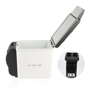 TD® Réfrigérateur congélateur 1 porte bas usage chaud froid portable petit mini bureau camping glacière température voyage 12v