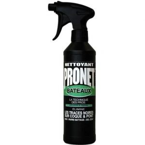 Nettoyant pour bateaux - PRONET - Vaporisateur 500 mL - &Eacute;limine traces noires - Sans solvant - Pr&ecirc;t &agrave; lemploi