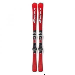 Pack De Ski Nordica Spitfire 75 R Fdt + Fixations Tp2 Compact 10 Fdt Rouge Homme