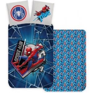 Housse de couette enfant Spiderman Action 100 x 135 cm 40 x 60 cm Parure de lit bébé BRM015203
