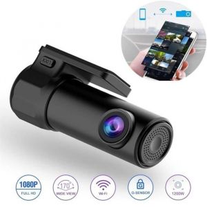 Caméra embarquée 1080P-720P-Double dashcam avant et intérieur de voiture-Enregistrement en boucle Allumage automatique
