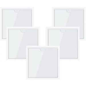 K 5 Pi&egrave;ces Pochettes Transparentes pour Permis de Voiture Pincement De Pare-Brise De Voiture Clip de Cart PORTE VIGNETTE ASSURANCE