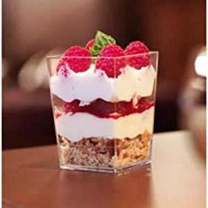 Verrine - Plastique - 16 cl - Lot de 50 pièces