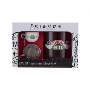 Ensemble-cadeau dinfuseur &agrave; th&eacute; et tasse - PALADONE - Central Perk - Inox - 280 ml - Vintage