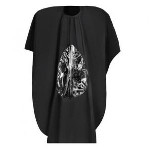 Cape Coiffeur Fen&ecirc;tre Transparente Nylon Blouse Peignoir Coupe Cheveux Barbier