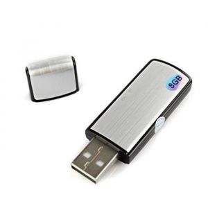 Enregistreur-Espion Clé USB 8 Go Dictaphone Numérique 192 KBPS 120 Heures dEnregistrement R154