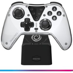 Manette de jeu - Oniverse - Astralite Blanche - Compatible Switch OLED/Lite - Sans fil - Dock de charge inclus