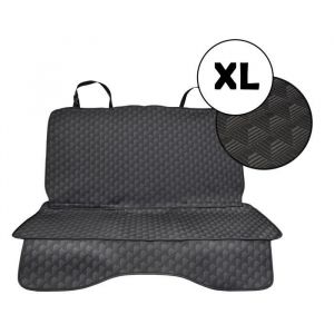 Housse de Si&egrave;ge Arri&egrave;re pour Voitures Protection De Banquette Arri&egrave;re Tapis de Protection Universel Gris Effet 3D taille XL