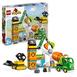 SHOT CASE - LEGO DUPLO Ma ville 10990 Le Chantier de Construction Jouet Grue Bulldozer et Bétonniere
