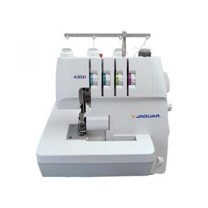 Jaguar Surjeteuse 435D 3-4 fils enfilage couleur entra&icirc;nement diff&eacute;rentiel LED 91W avec accessoires.