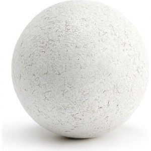 Jeu de balles de baby foot - BONZINI - Balles en li&egrave;ge blanches - Lot de 3