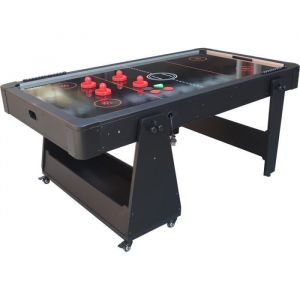 Table de billard et air hockey - Charlsten - Multi - Pliable - Souffleur 220V - Accessoires inclus