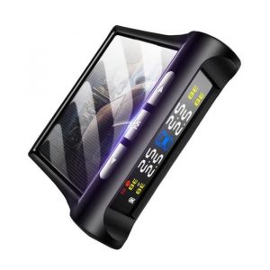 GOTOTOP Capteur TPMS externe Syst&egrave;me de surveillance de la pression des pneus externe de capteur TPMS de voiture d&eacute;nergie solaire
