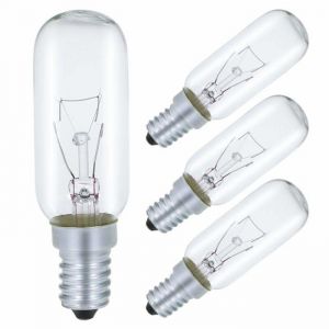 Ampoule Pour Hotte Aspirante E14 40W T25 230V Ampoule Incandescence Blanc Chaud 2700K Dimmable Lot de 4