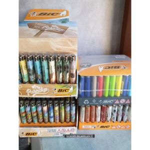 10 briquets BIC Maxi briquet jetable &agrave; pierre  visuel diff&eacute;rents