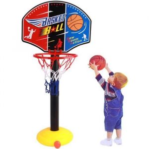 Mini Panier de Basketball Lot de Jeu Basket-ball Panneau de Basket R&eacute;glable avec Ballon Jouet Cadeau pour Enfant