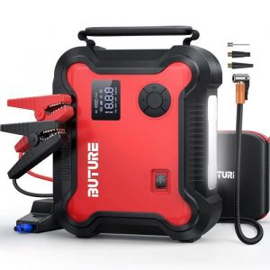 Buture-Booster Batterie Voiture-4 en 1-150 PSI-Compresseur dair-3500A-26800mAh-160WCC-Chargeur de batterie de voiture