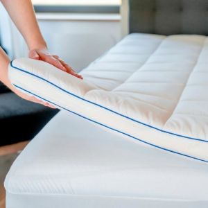 Surmatelas Moelleux 160x200 cm - Qualité Hôtellerie - Fabrication Française - Epaisseur de 7 cm - BDREAMS