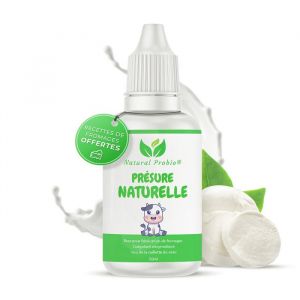 Pr&eacute;sure Liquide de Veau 50ml pour Fromage Artisanal Haute Concentration 1:10000 U Rendement &Eacute;lev&eacute; 250-500L